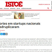 Aportes em startups nacionais quadruplicaram